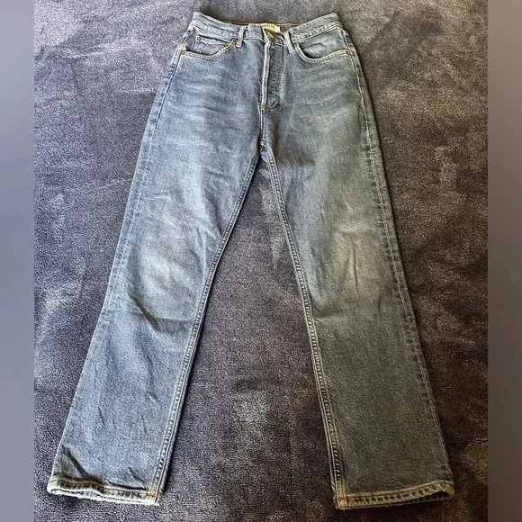 AGOLDE Riley High Rise Straight Jeans size 26 - Picture 1 of 11